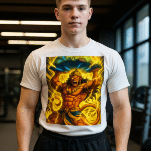 Angry Lord Hanuman T Shirt For Gym